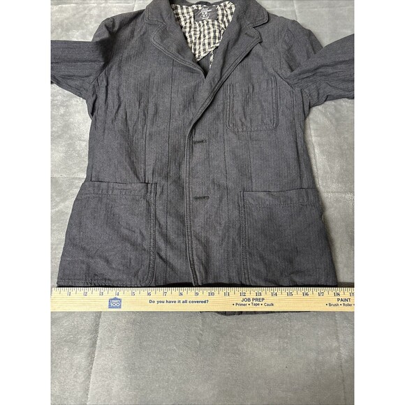 MISSES LOGG LABEL OF GRADED GOODS BY H&M GREY COTTON BLAZER‎ SIZE S WOMEN'S - Picture 11 of 11